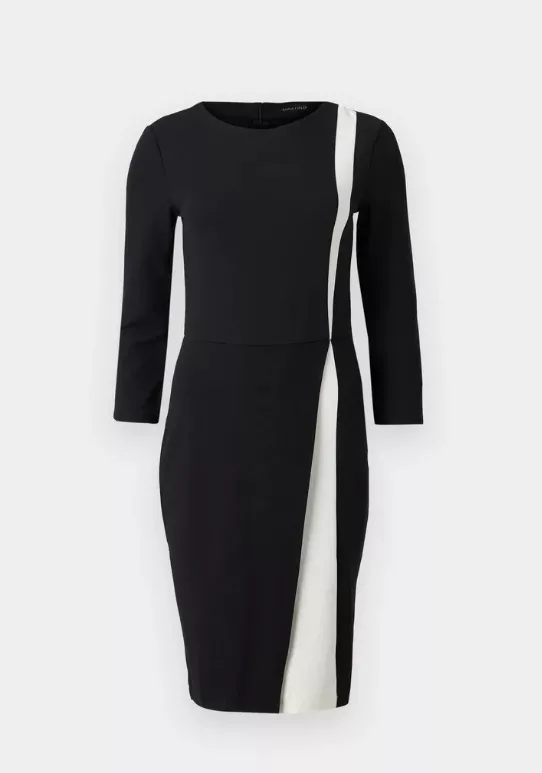 Černobílé šaty tvarující postavu, Anna Field, 899 Kč