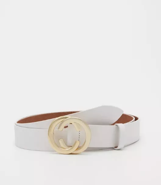 Bílý opasek se zlatou sponou, Vanzetti, 800 Kč