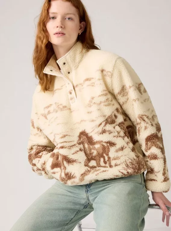 Fleecová bunda s motivem koní, Levi's®, 2 376 Kč