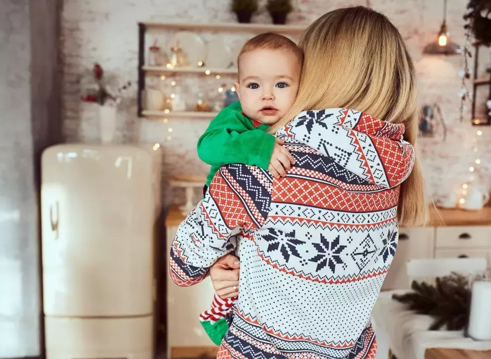 mikina s norským potiskem