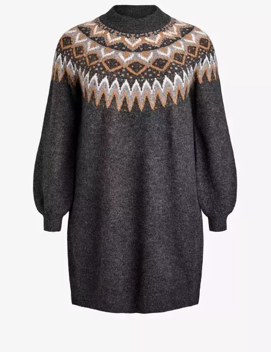 Pletené šaty se vzorem, Zizzi, 1 599 Kč