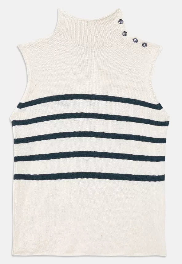 Luxusní pletený pruhovaný top, WEEKEND MaxMara, 4 700 Kč