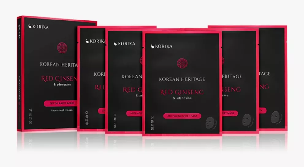 Set korejských pleťových masek za zvýhodněnou cenu proti stárnutí a na zpevnění pleti, KORIKA, 513 Kč