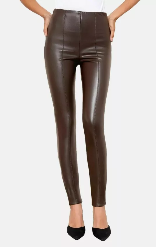 Lesklé legíny v čokoládově hnědé, Friends Like These, 1 300 Kč