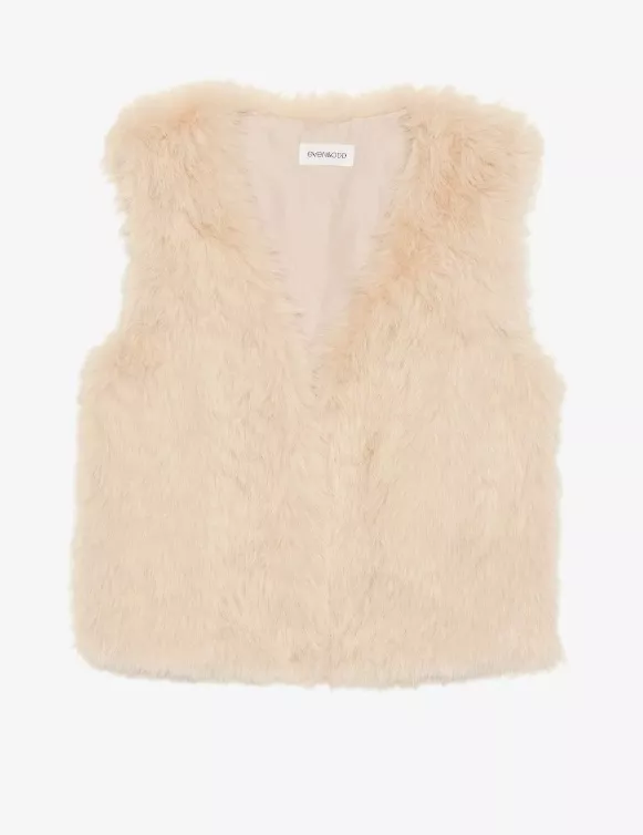 Hřejivá krémová vesta, Even&Odd, 960 Kč