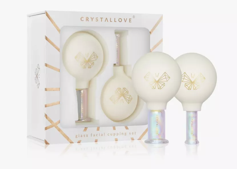 Sada masážních pomůcek na obličej, krk a dekolt, Crystallove, 850 Kč