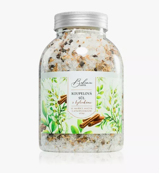 Koupelová sůl s bylinkami pro uvolnění vnitřního napětí, Bohemia Gifts & Cosmetics, 202 Kč