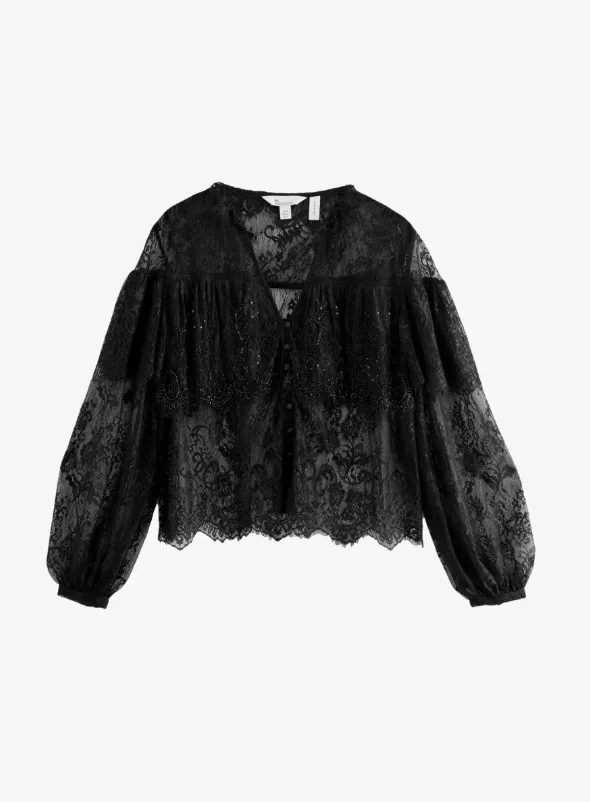 Krajková vrstvená halenka, Next, 1 430 Kč