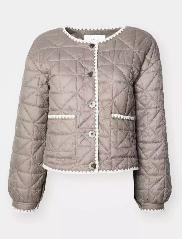 Prošívaný kabátek s lemováním, VILA, 1 248 Kč