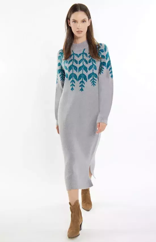 Šaty s  tradičním norským vzorem, usha, 999 Kč