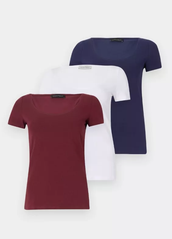 Sada basic triček, Anna Field, 504 Kč