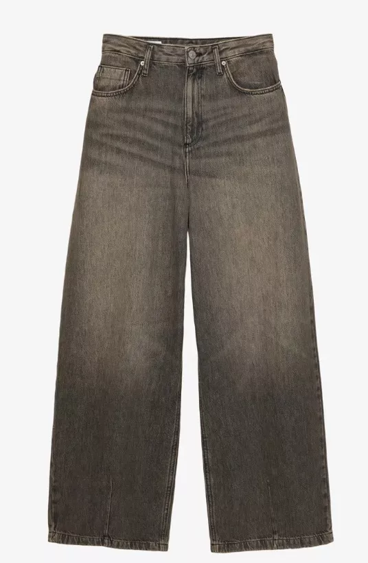 Baggy džíny v hnědém odstínu, PULL&BEAR, 999 Kč