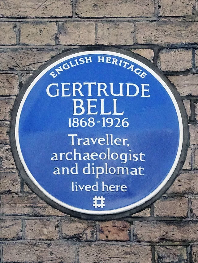 Pamětní deska Gertrude Bell