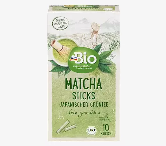 bio čaj Matcha sticks