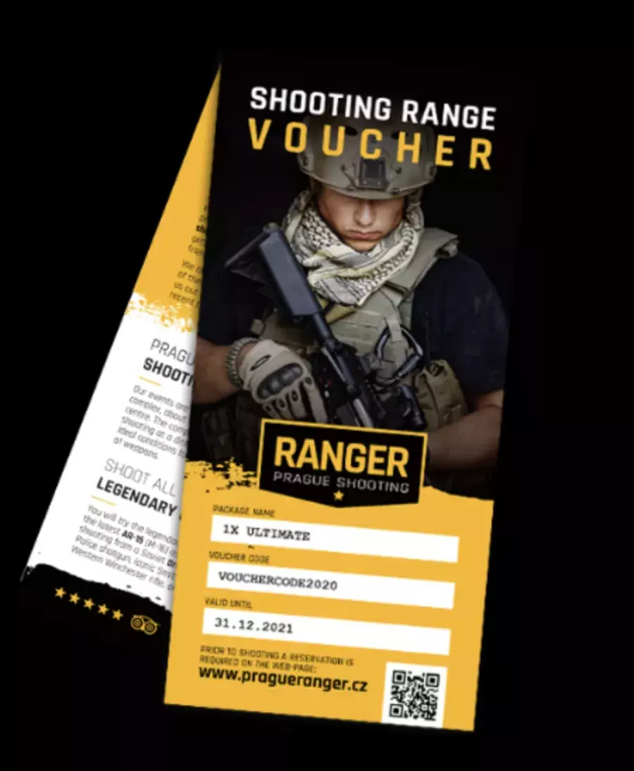 <p>Dárkový voucher na střelnici v Praze.&nbsp;Platnost poukazu je 12 měsíců a poukaz můžete uplatnit kdykoli v tomto období. Koupíte od 1300 Kč</p>
