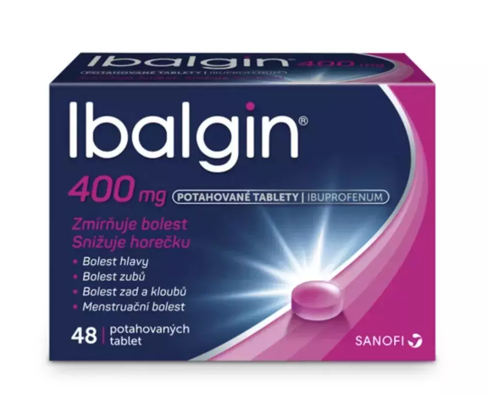<p>Ibalgin 400, 48 tablet, 115 Kč</p>
