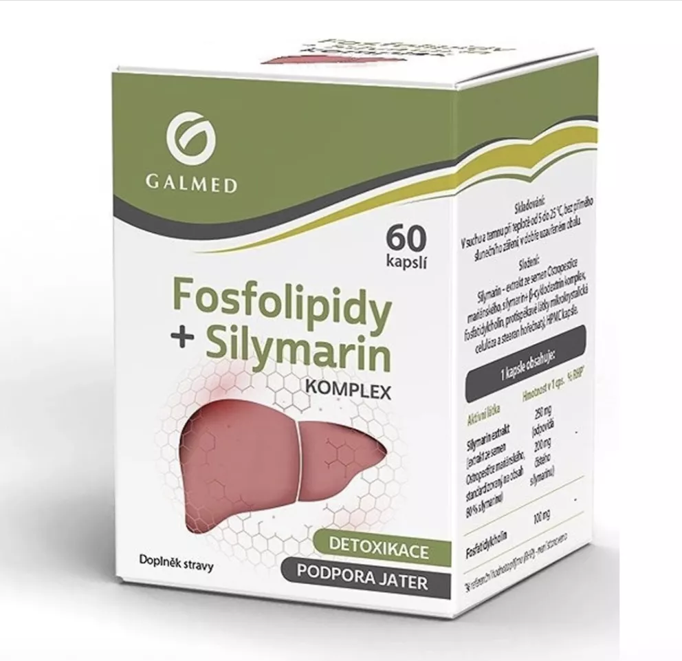 <p>Galmed Fosfolipidy + Silymarin komplex&nbsp;</p>
