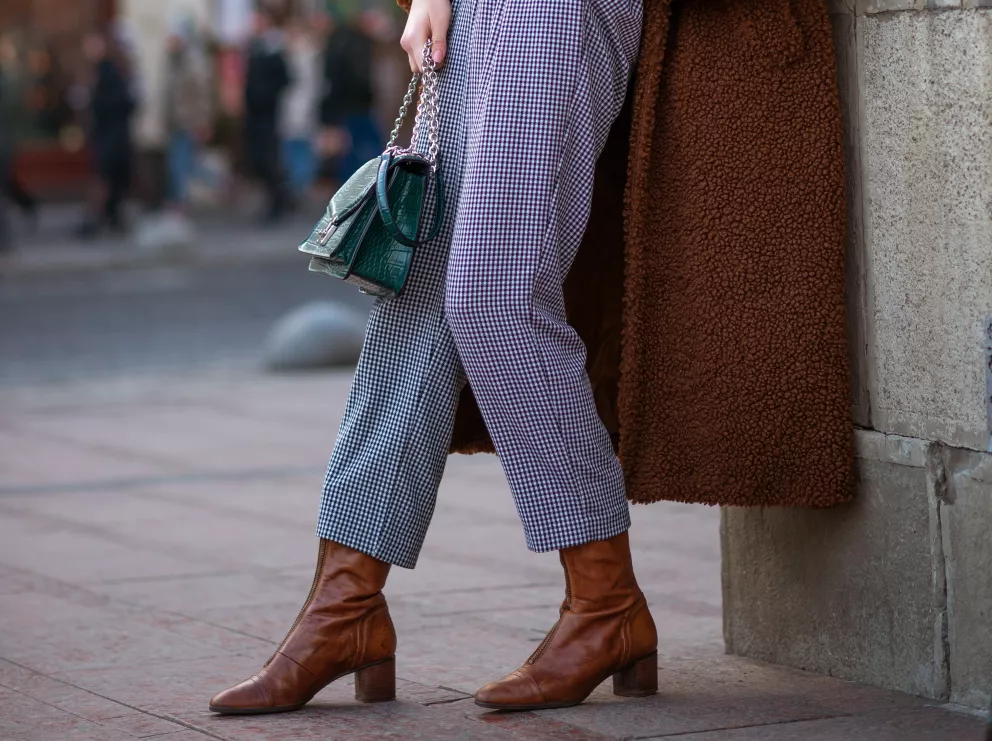 cigaretové kalhoty v britském stylu