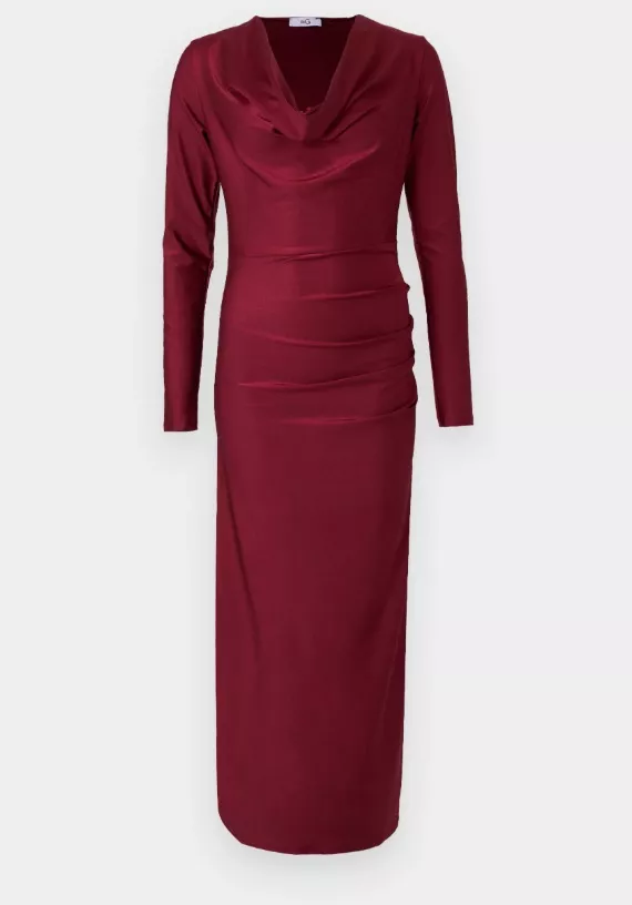 Bordó dlouhé společenské šaty, WAL G.,1 340 Kč