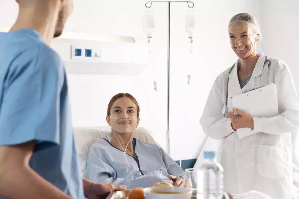 muž, žena, pacientka, lékař, láska