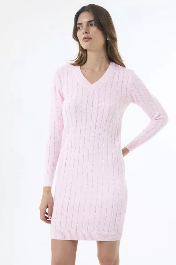 Pletené šaty s copánkovým vzorem, Felix Hardy, 958 Kč