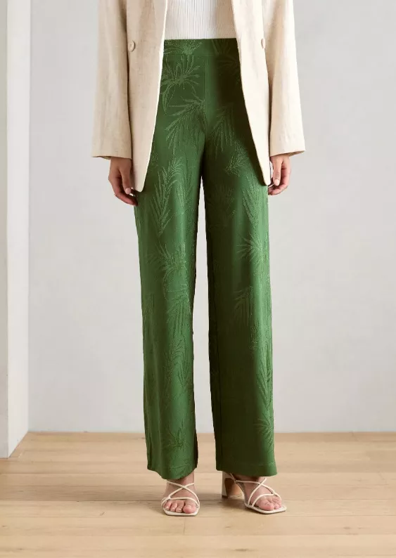 Zelené společenské kalhoty, Anna Field, 760 Kč