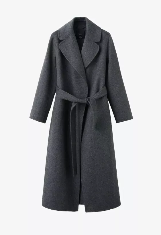 Kabát s vázáním v pase, Mango, 3 999 Kč