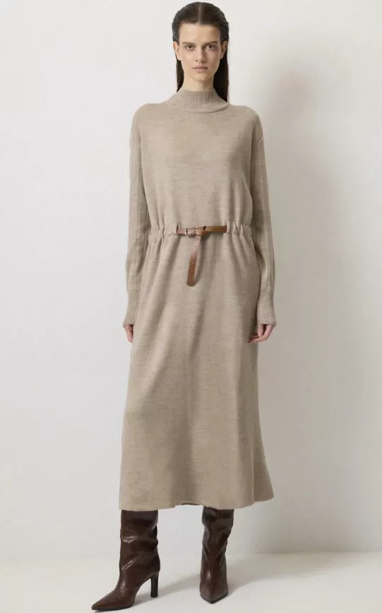 Přírodní vlněné šaty, Touché Privé, 1 706 Kč