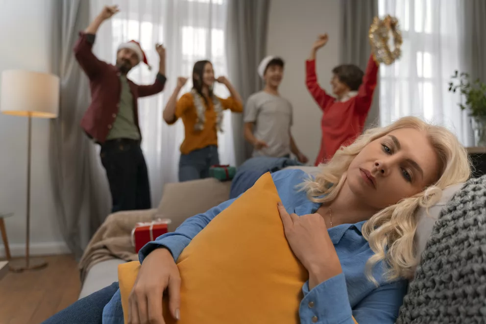 rodina, vánoce, oslavy, problémy, hádky