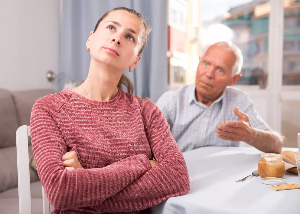 muž, žena, dcera, otec, problémy, nezájem, péče