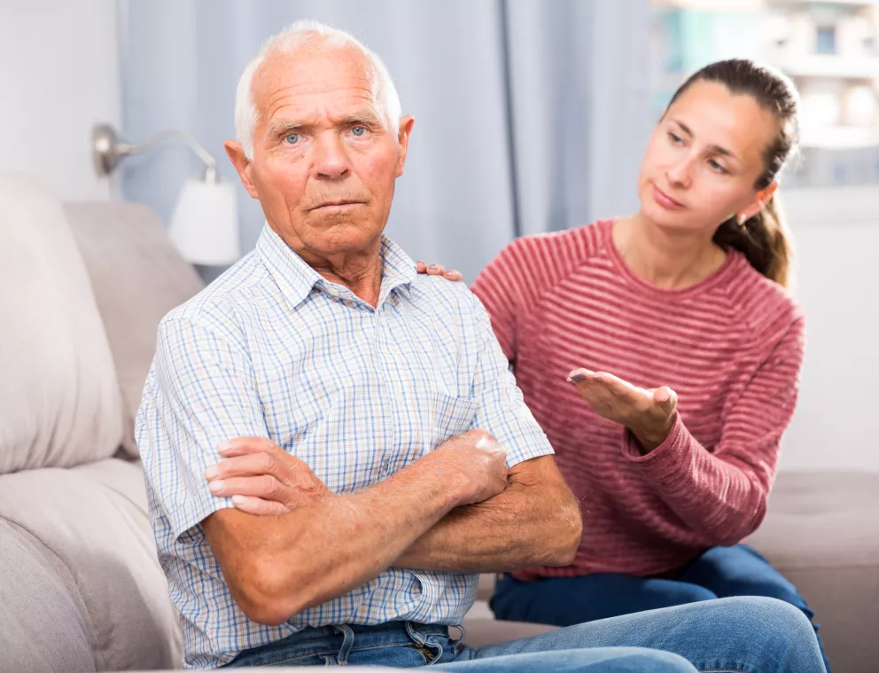 muž, žena, otec, dcera, péče, nezájem, pomoc