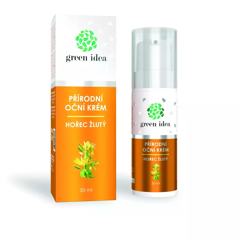 <p><strong>Přírodní oční krém - Hořec žlutý, Green Idea, 298 Kč</strong></p>

<p>Oční krém s vysoce účinnými přírodními látkami a oleji cíleně působí proti známkám stárnutí v očním okolí.&nbsp;</p>
