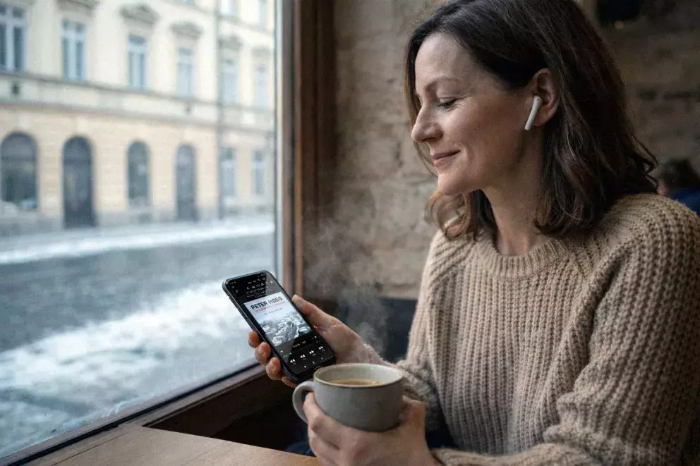 <p><span><span>Na cestách městem, v kavárně i doma během odpočinku nebo domácích prací… I tam je čas zaposlouchat se do příběhů, které vás okouzlí.</span></span></p>
