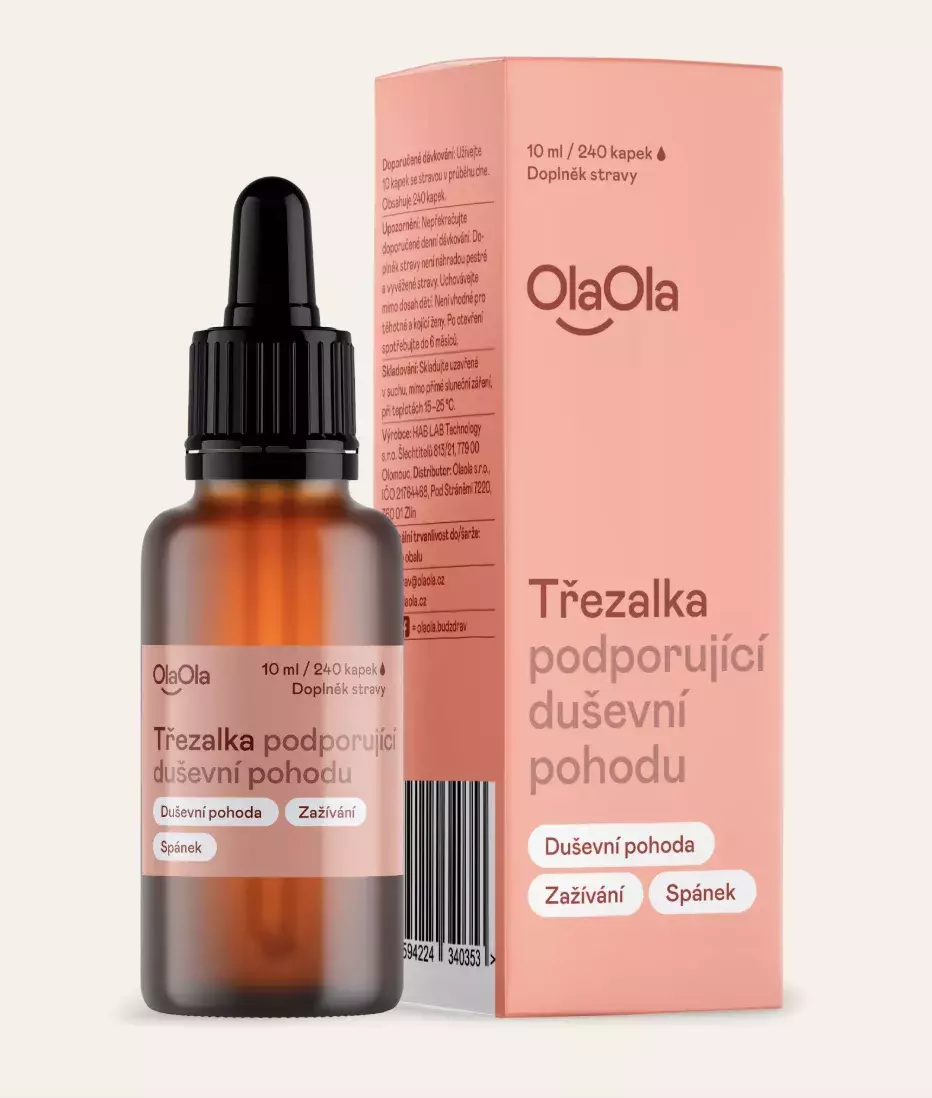 <p>Olej Třezalka&nbsp;podporující duševní pohodu, OlaOla, 10 ml, 399 Kč</p>
