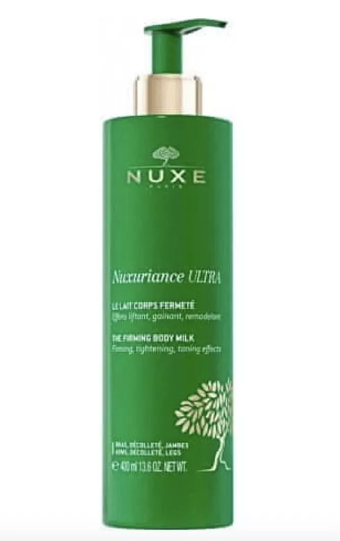 <p>Nuxe Zpevňující tělové mléko Nuxuriance Ultra, 400 ml, 893 Kč</p>
