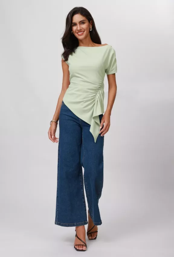 Asymetrická tunika s řasením, Anna Field, 391 Kč