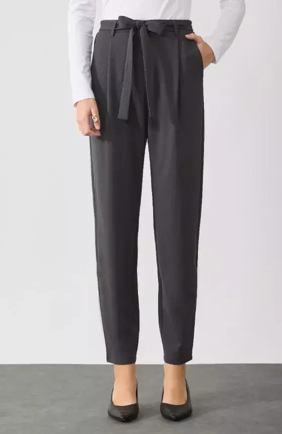 Šedé kalhoty ve stylu Paper Bag, Anna Field, 380 Kč