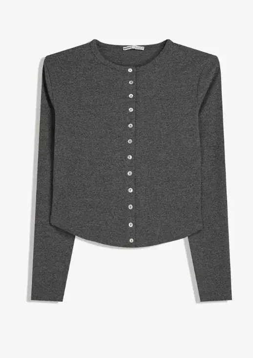 Šedý svetr, Bershka, 349 Kč