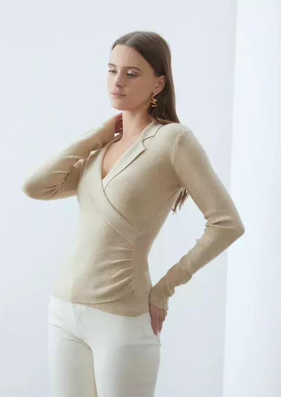 Béžový elegantní svetr, Anna Field, 830 Kč