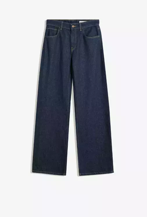 Tmavě modré džíny, Bershka, 699 Kč