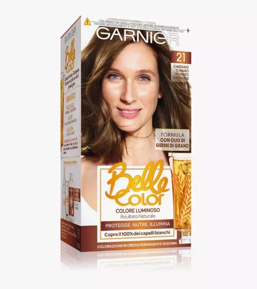 Sytě hnědá permanentní barva na vlasy, Garnier, 193 Kč