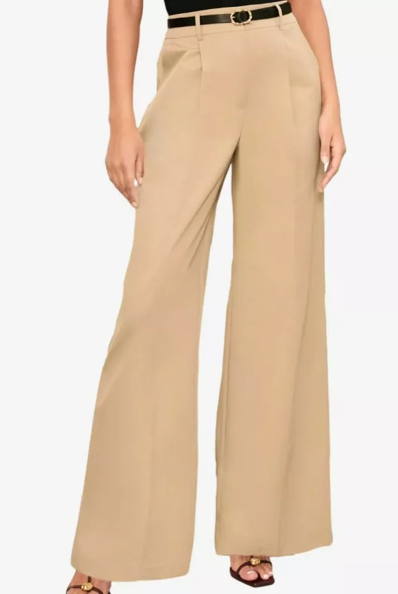 Béžové kalhoty s úzkým opaskem, Friends Like These, 1 345 Kč