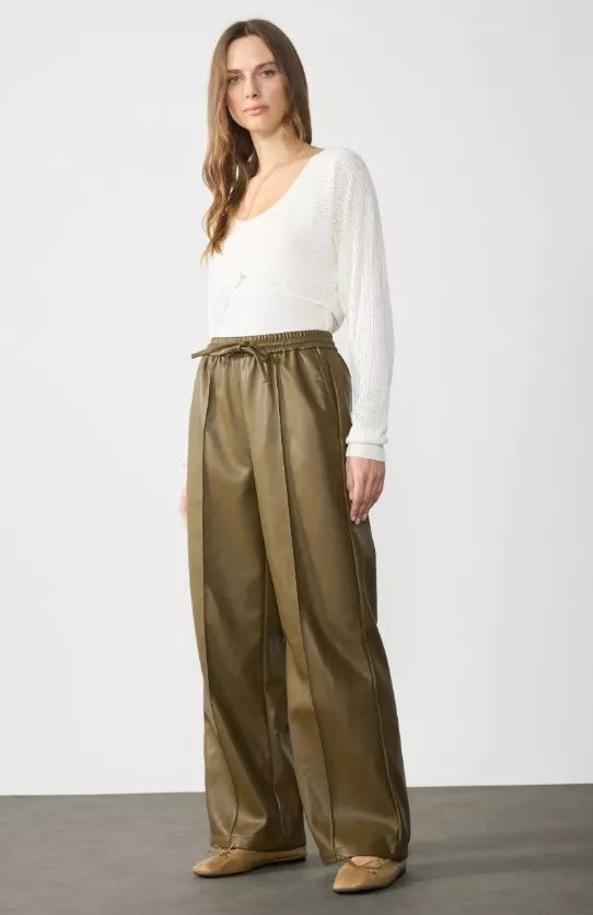 Ležérní koženkové kalhoty, Anna Field, 808 Kč