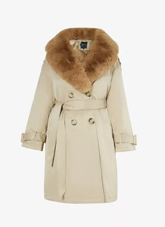 Krátký kabát s límcem, faina, 8 189 Kč