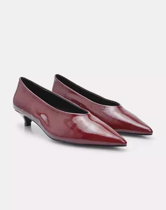 Bordó lodičky, Baťa, 899 Kč