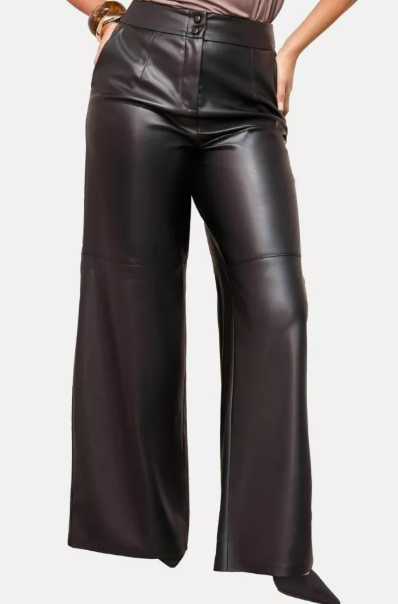 Koženkové kalhoty plus size, Friends Like These, 1 885 Kč
