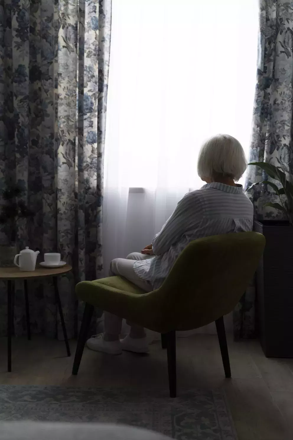 žena, smutek, problémy, rodina, pláč