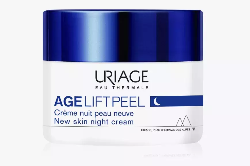 Noční protivráskový krém s AHA kyselinami, Uriage, 620 Kč