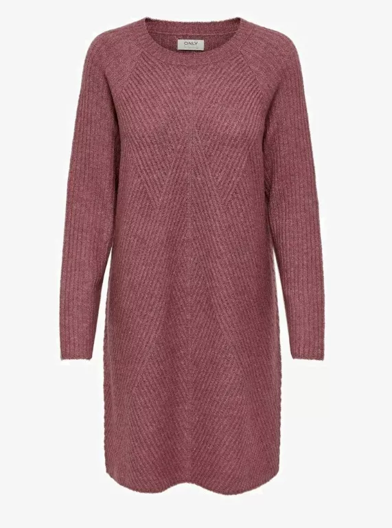 Pletené šaty se strukturou, ONLY, 760 Kč