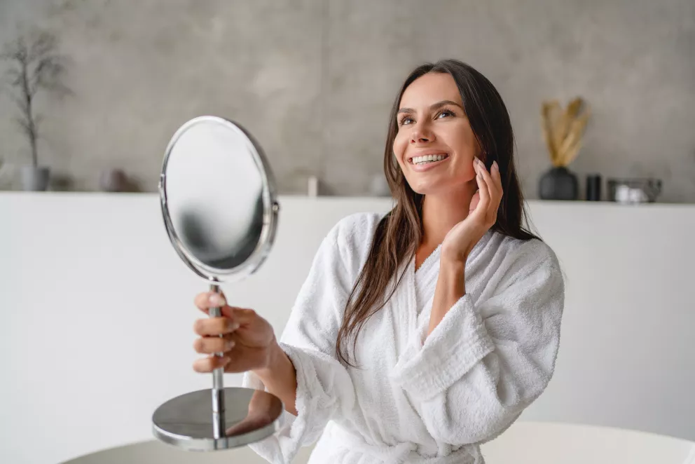 žena péče o pleť